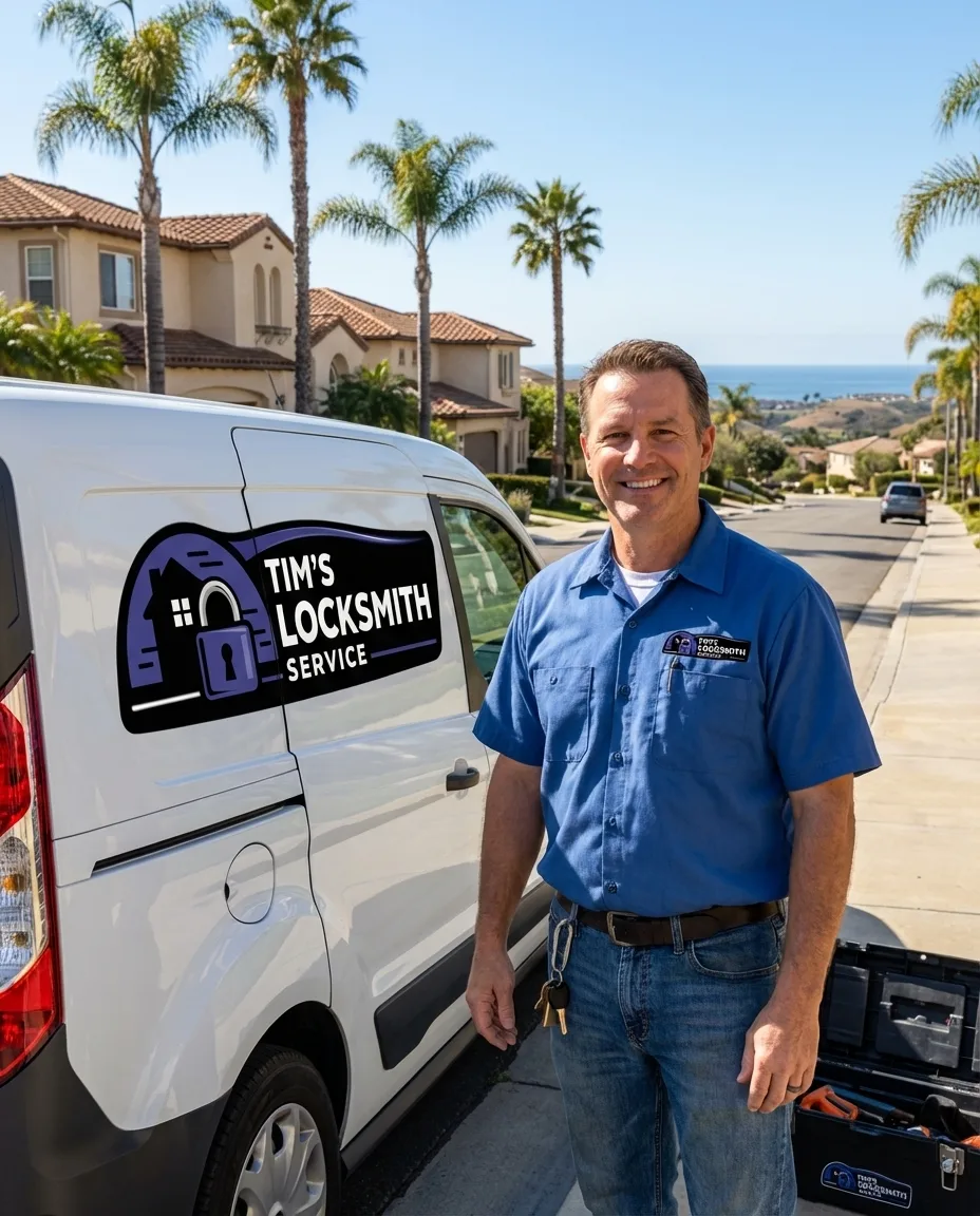 Mobile locksmith providing vault lock services service