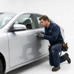 Dealer-level diagnostic tablet running a key add sequence for a fleet vehicle missing a working fob at a Del Mar, California job site. Spare key cuts help avoid future lockouts on single-key vehicles.