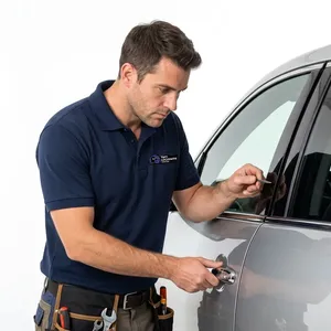 Remote fob being paired to a daily driver when the dealer quoted a multi-day wait in a shopping center in National City, California. Spare key cuts help avoid future lockouts on single-key vehicles.