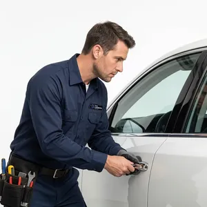 Mobile car key cutting performed on a vehicle without a spare after a worn key would no longer turn the ignition roadside in Ramona, California. OEM and aftermarket key blanks stocked for common makes.
