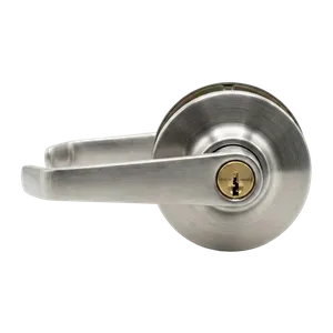 Keypad lock install on an employee entry door to meet fire code compliance at a Oak Park, California commercial address. Restricted keyways prevent unauthorized key duplication at hardware stores.