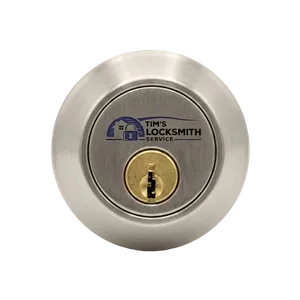 Move-in rekey on a single-cylinder deadbolt after a contractor finished on the property at a Carpinteria, California address. Typical turnaround on a single-door rekey runs about 20 minutes.