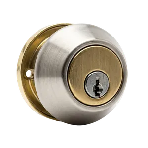Locksmith pinning a deadbolt to a new key during a rekey call for a new homeowner moving in on a front door in Chula Vista, California. Same-key rekeys on exterior deadbolts and handlesets handled at the door.