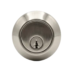 Technician rekeying an exterior deadbolt to a new master ahead of a new tenant lease on a front door in Ventura, California. All pinning work performed with the original cylinder intact.