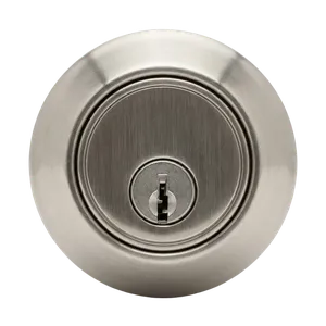 Fresh key code being cut into an existing deadbolt following a lost house key report at a Vista, California address. Typical turnaround on a single-door rekey runs about 20 minutes.
