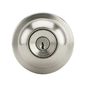 Locksmith mounting a smart lock on a home's main entry after a failed deadbolt left the door unreliable at a home in Lemon Grove, California. Strike plates and reinforcement plates included in most installs.
