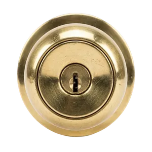 Replacing a corroded handleset with solid brass hardware during a smart lock conversion from keyed hardware at a home in Port Hueneme, California. Keyed alike option on install so one key runs the whole exterior.