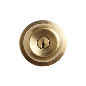 Fresh deadbolt installation on a newly hung door as part of a rental property refresh at a home in Santee, California. Hardware sourced for finish match to existing exterior fixtures.