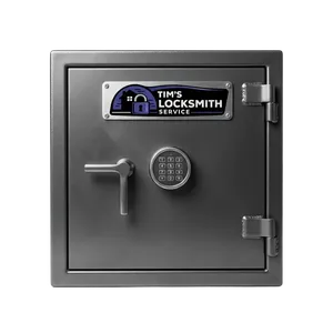 Commercial floor safe relocked after a repair after a stripped keypad would no longer accept entry for a Fallbrook, California customer. Combination changes performed so a new owner has sole access.