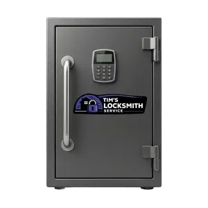 Gun safe reprogrammed to California storage code requirements to prepare a residential safe for a new owner at a Fillmore, California commercial address. Non-destructive entry preserves resale value on higher-end safes.
