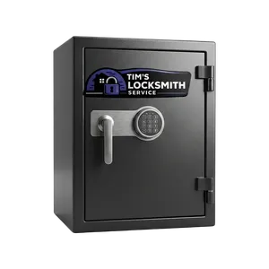 Gun safe reprogrammed to California storage code requirements following a seized mechanical lock at a Port Hueneme, California restaurant. Drop safe service scheduled around retail operating hours.