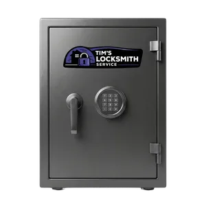 Safe technician diagnosing a stuck boltwork following an inherited safe with no paperwork at a Rancho Bernardo, California residence. Commercial floor safes serviced for retail and restaurant accounts.