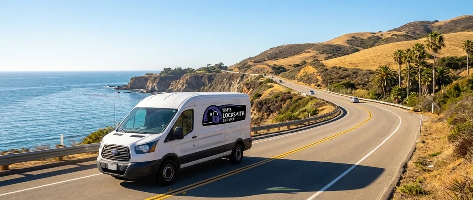 Tim's Locksmith Service professional mobile locksmith van in Camarillo