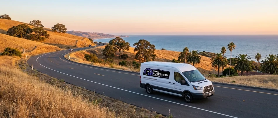Tim's Locksmith Service van in San Diego