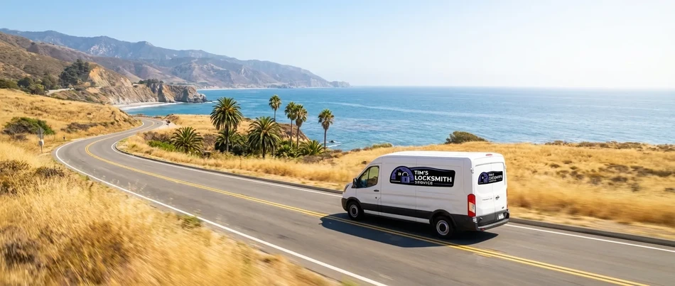 Tim's Locksmith Service professional mobile locksmith van in Alpine