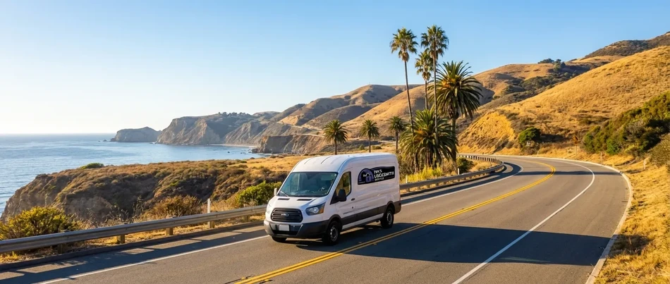 Tim's Locksmith Service professional mobile locksmith van in Ramona