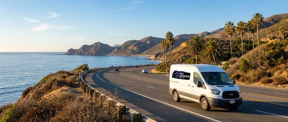 Tim's Locksmith Service professional mobile locksmith van in San Ysidro