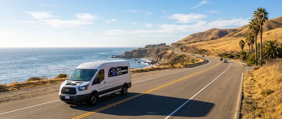 Tim's Locksmith Service van in Santee