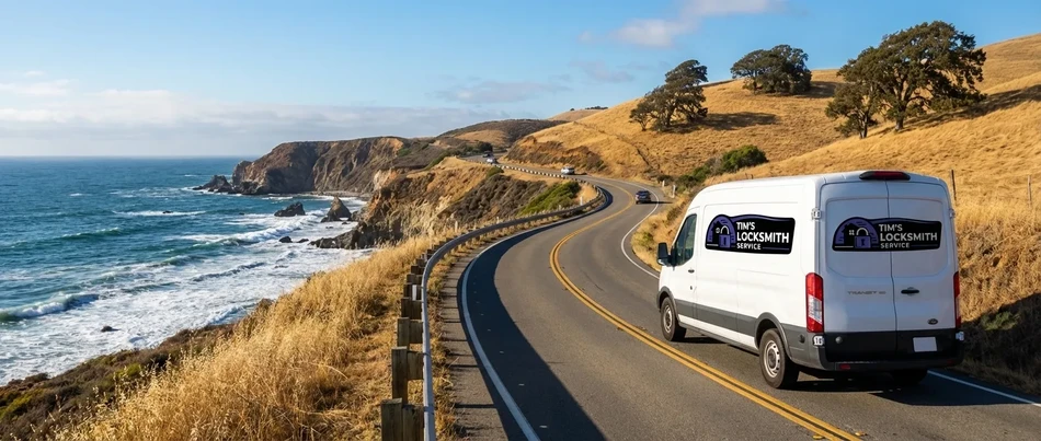 Tim's Locksmith Service professional mobile locksmith van in Otay Mesa